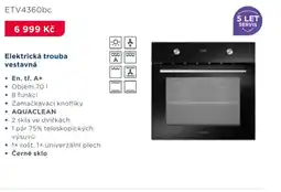Asko Elektrická trouba vestavná ETV4360bc nabídka