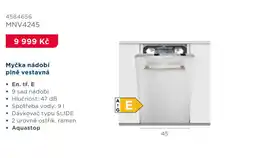 Asko Myčka nádobí plně vestavná MNV4245 nabídka