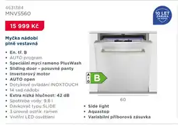 Asko Myčka nádobí plně vestavná MNV5560 nabídka