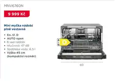 Asko Mini myčka nádobí plně vestavná MNV6760N nabídka
