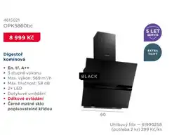 Asko Digestoř komínová OPK5860bc nabídka