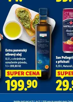 Lidl Extra panenský olivový olej nabídka