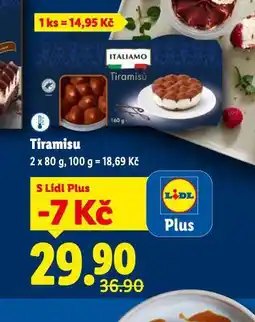 Lidl Tiramisu nabídka