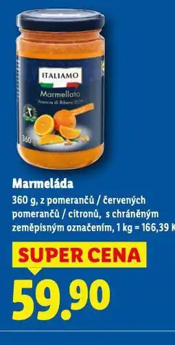 Lidl Marmeláda nabídka