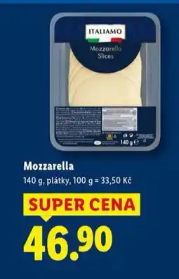 Lidl Mozzarella nabídka