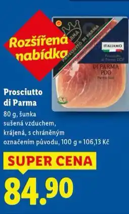 Lidl Prosciutto di parma nabídka