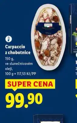 Lidl Carpaccio z chobotnice nabídka