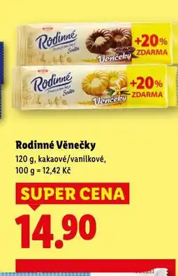 Lidl Rodinné věnečky nabídka