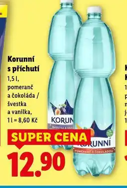 Lidl Korunní s příchutí nabídka