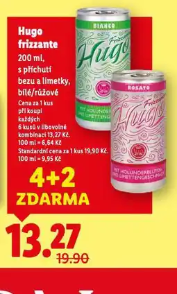 Lidl Hugo frizzante nabídka