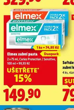 Lidl Elmex zubní pasta nabídka