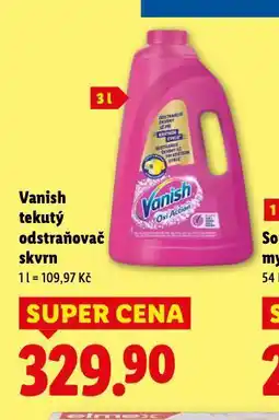 Lidl Vanish tekutý odstraňovač skvrn nabídka
