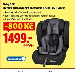 Lidl Dětská autosedačka nabídka