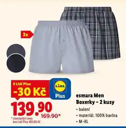 Lidl Boxerky 32 kusy nabídka