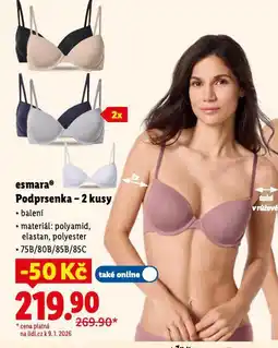 Lidl Podprsenka 2 kusy nabídka