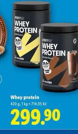Lidl Whey protein nabídka