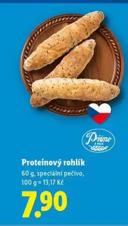 Lidl Proteinový rohlík nabídka