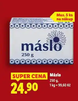 Lidl Máslo nabídka