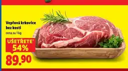 Lidl Vepřová krkovice bez kosti nabídka