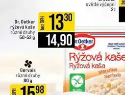 Jip Dr. Oetker rýžová kaše různé druhy nabídka