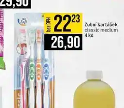 Jip Zubní kartáček classic medium 4 ks nabídka