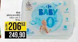 Jip Midi pleny pro děti natur vel. 3 31 ks nabídka