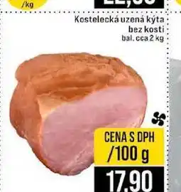 Jip Kostelecká uzená kýta bez kosti bal.cca 2 kg 100g nabídka