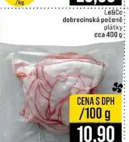 Jip Le&Co debrecínská pečeně plátky cca nabídka