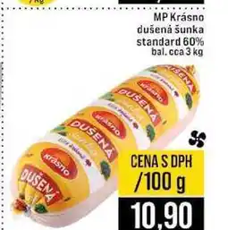 Jip MP Krásno dušená šunka standard 60% bal.cca 3 kg 100g nabídka