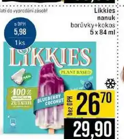 Jip Likkies nanuk borůvky+kokos 5x 84 ml nabídka