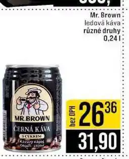 Jip Mr. Brown ledová káva různé druhy nabídka