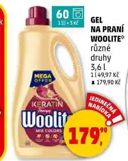 Penny Market GEL NA PRANÍ WOOLITE nabídka