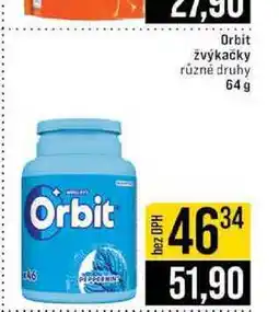 Jip Orbit žvýkačky různé druhy nabídka