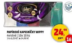 Penny Market PAPÍROVÉ KAPESNÍČKY WIPPY, 10x 10 ks nabídka