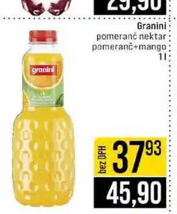 Jip Granini pomeranč nektar pomeranč+mango 1l nabídka