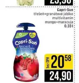 Jip Capri-Sun třešeň+granátové jablko multivitamin mango+maracuja nabídka