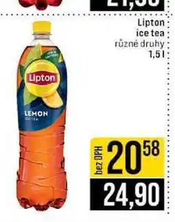 Jip Lipton ice tea různé druhy nabídka