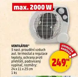 Penny Market VENTILÁTOR, 1 ks nabídka