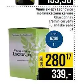 Jip Vinné sklepy Lechovice moravské zemské víno Chardonnay Tramín červený Rulandské šedé nabídka