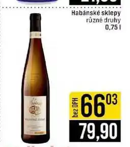 Jip Habánské sklepy různé druhy nabídka