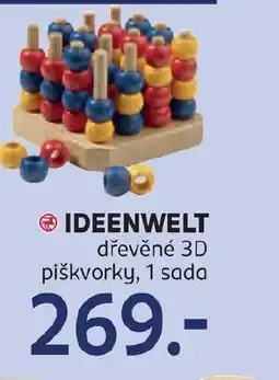 Rossmann IDEENWELT dřevěné 3D piškvorky nabídka