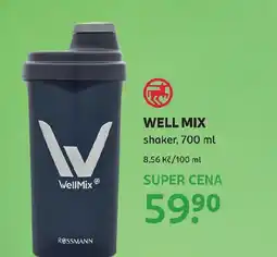 Rossmann WELL MIX shaker nabídka