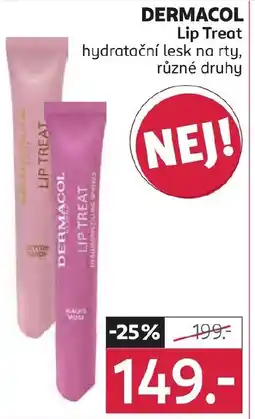 Rossmann DERMACOL Lip Treat hydratační lesk na rty nabídka