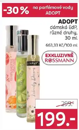 Rossmann ADOPT dámská EdP nabídka