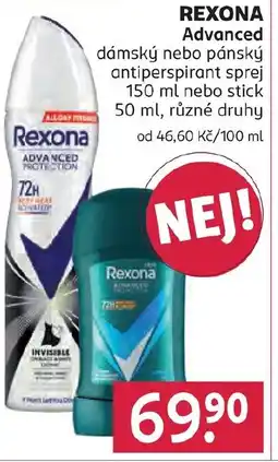 Rossmann REXONA Advanced nabídka