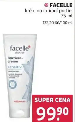Rossmann FACELLE krém na intimní partie nabídka