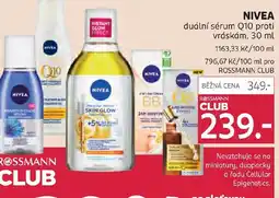 Rossmann NIVEA duální sérum Q10 proti vráskám nabídka