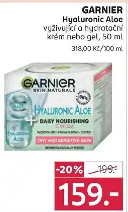 Rossmann GARNIER Hyaluronic Aloe vyživující a hydratační krém nebo gel nabídka