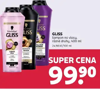 Rossmann GLISS šampon na vlasy nabídka