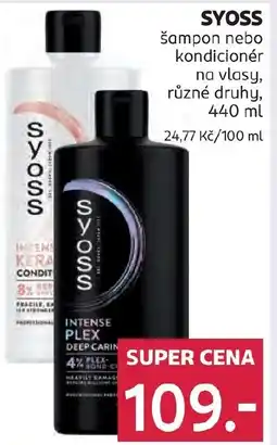 Rossmann SYOSS šampon nebo kondicionér na vlasy nabídka